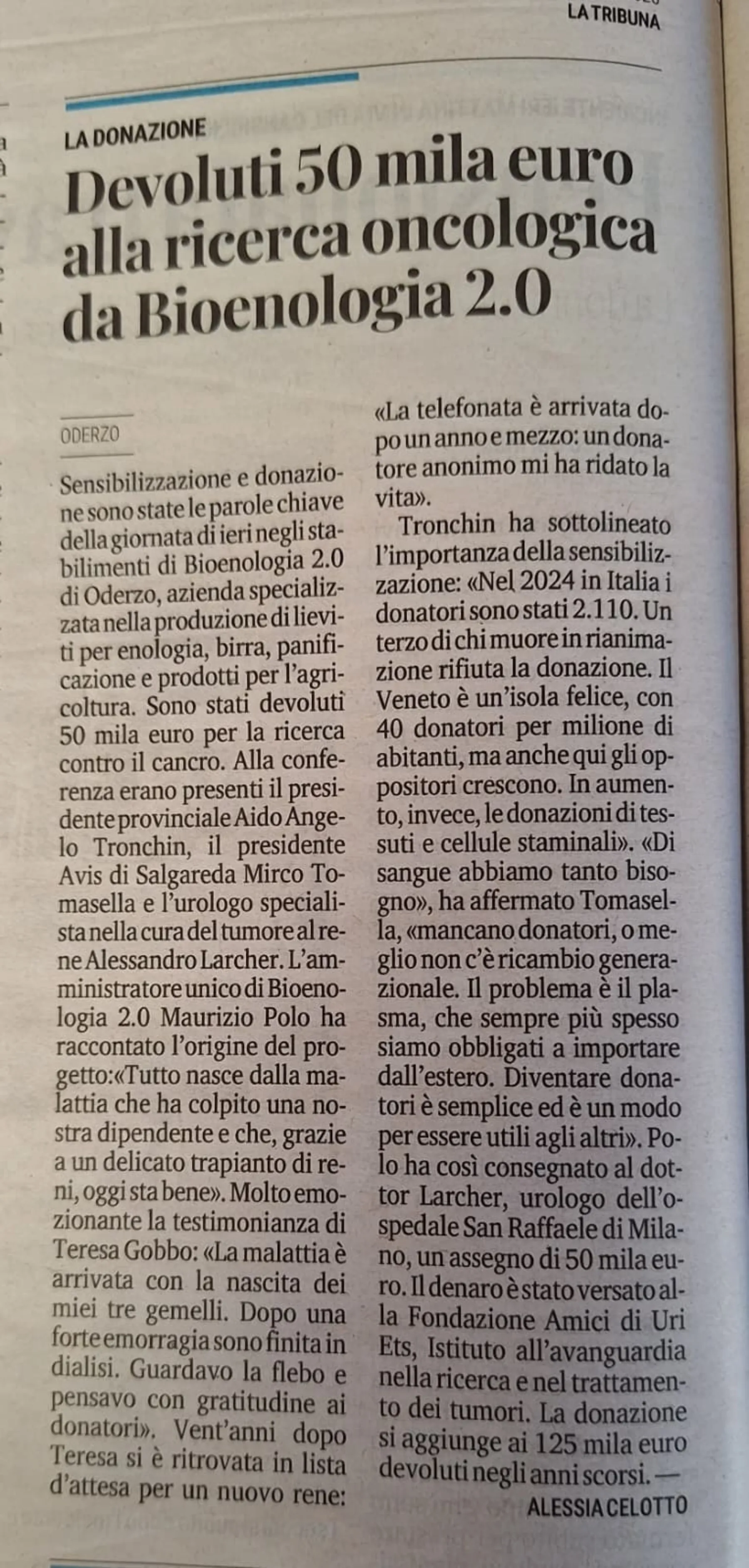 La tribuna di Treviso